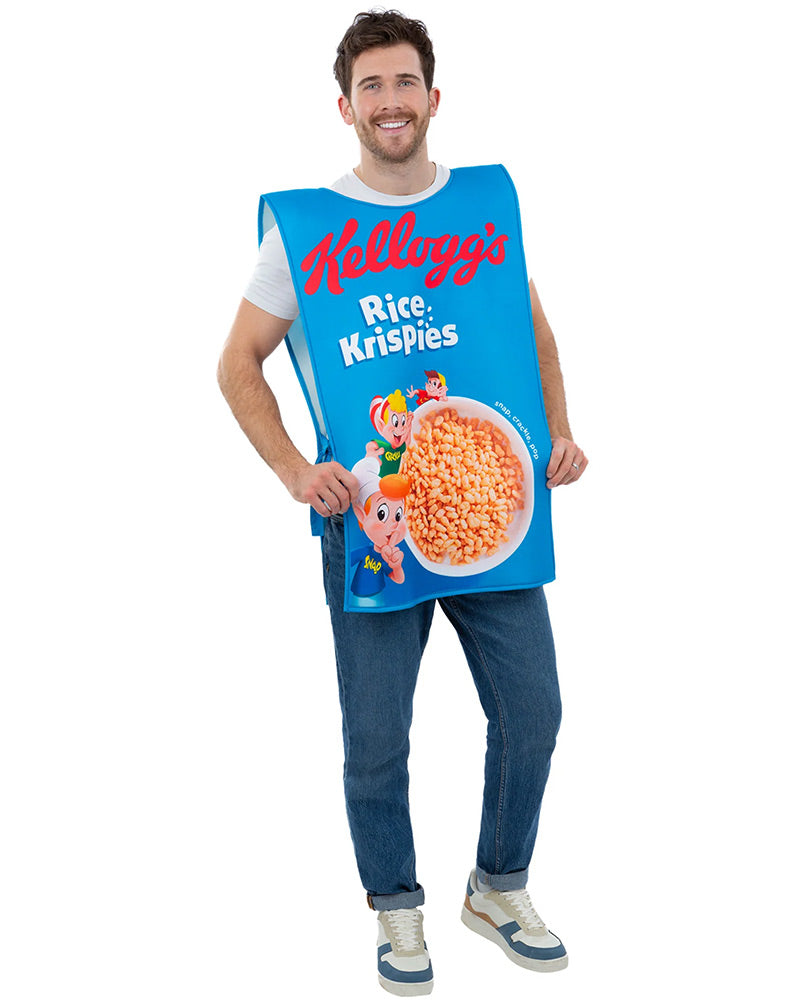 Kelloggs Rice Krispies Cereal Box Adult Costume