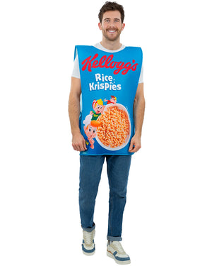 Kelloggs Rice Krispies Cereal Box Adult Costume