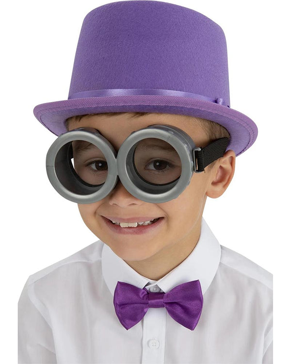 Kids Grey Clear Lens Goggles