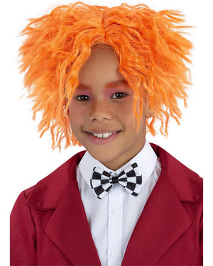 Mad Hatter Wavy Orange Kids Wig