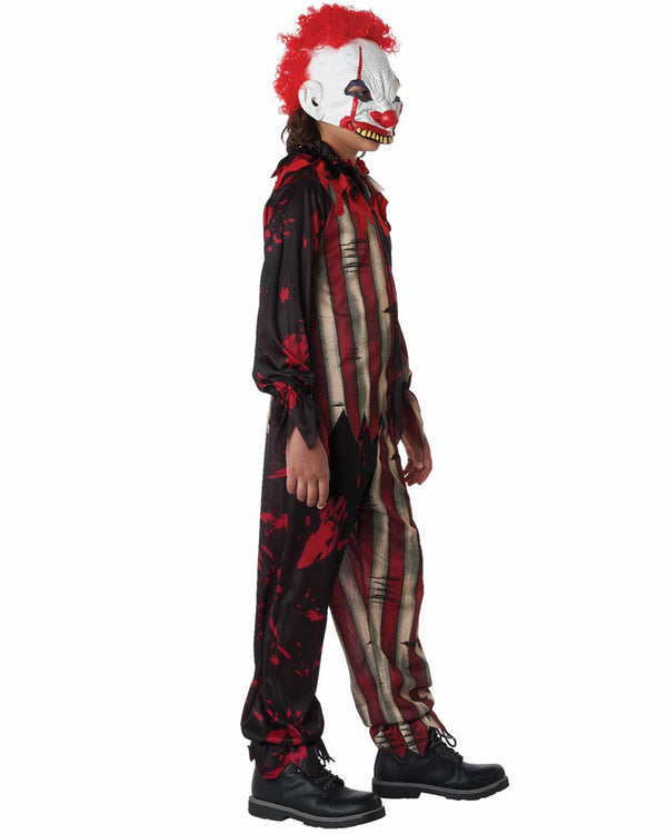 Killer Carnival Clown Boys Costume