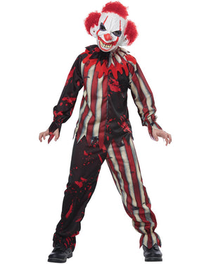 Killer Carnival Clown Boys Costume