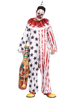 Killer Clown Inflatable Baseball Bat Prop 91cm