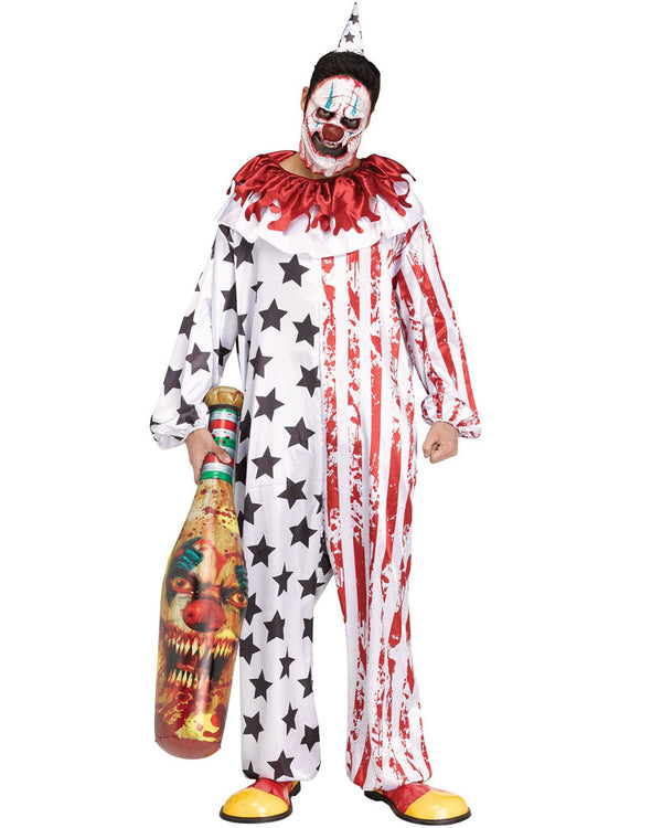 Killer Clown Inflatable Baseball Bat Prop 91cm