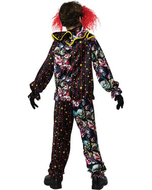 Killer Smile Clown Kids Costume