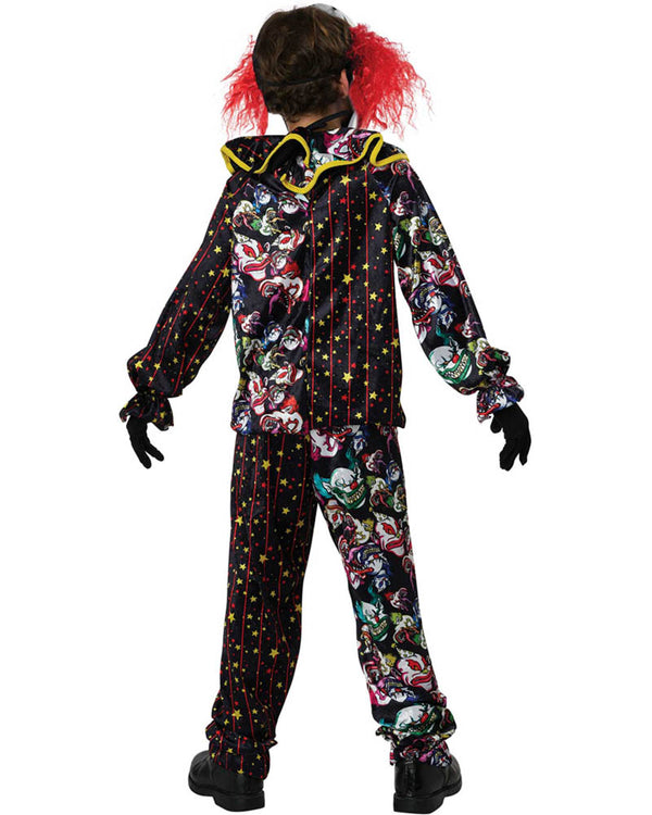 Killer Smile Clown Kids Costume