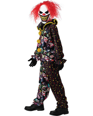 Killer Smile Clown Kids Costume