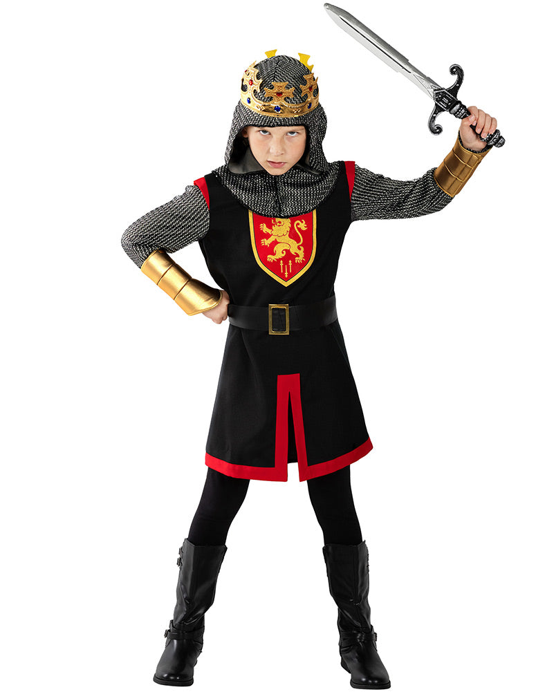 King Knight Boys Costume