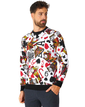 80s King Of Clubs Opposuit Mens Sweater