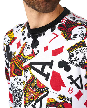 80s King Of Clubs Opposuit Mens Sweater