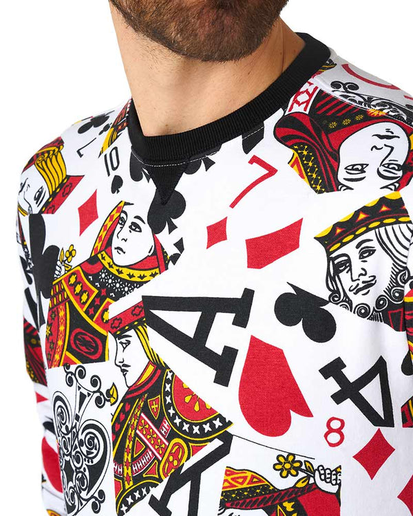 80s King Of Clubs Opposuit Mens Sweater