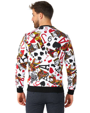 80s King Of Clubs Opposuit Mens Sweater