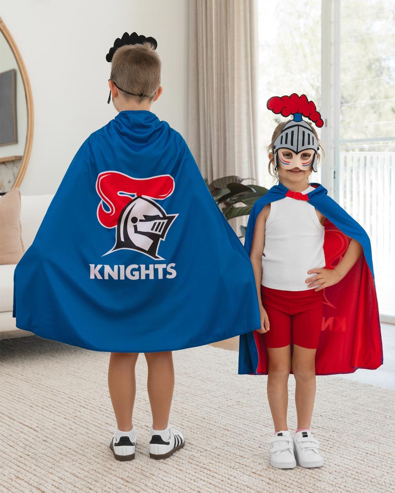 NRL Knights Supporter Kids Cape