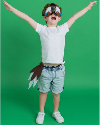 Kookaburra Deluxe Mask and Tail Set