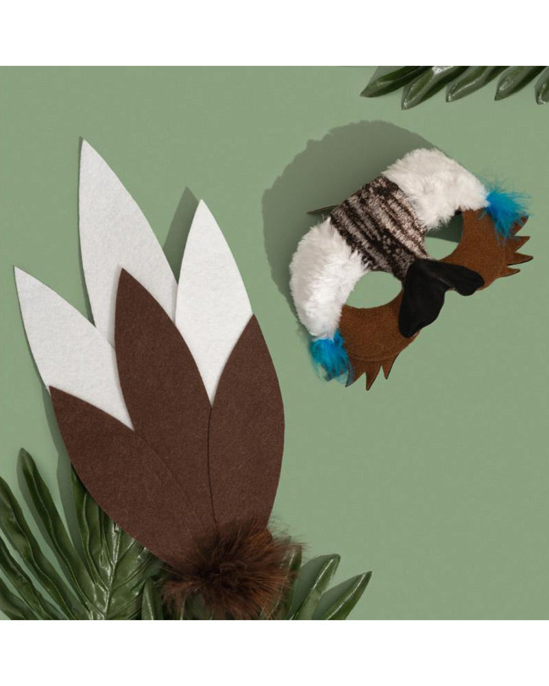 Kookaburra Deluxe Mask and Tail Set
