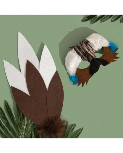 Kookaburra Deluxe Mask and Tail Set