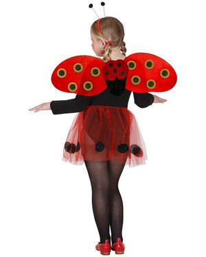Ladybug Tutu Wings and Antennae Kids Set