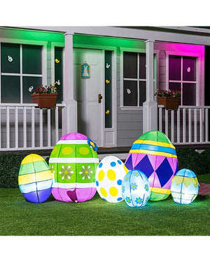Easter Eggs Lawn Inflatable 2.2m