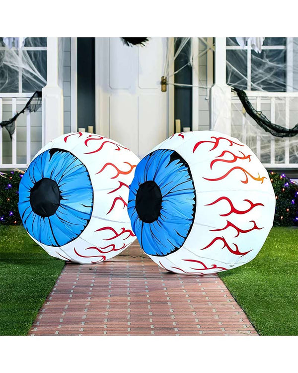 Large Set of Eyes Inflatable Decoration 90cm