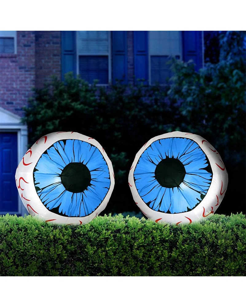 Large Set of Eyes Inflatable Decoration 90cm