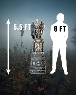 Large Winged Angel Gravestone 1.7m