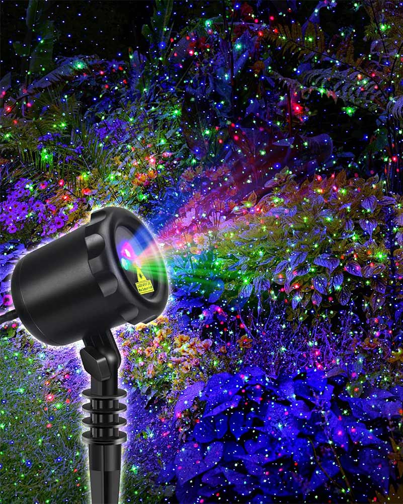 Red Green and Blue Dots Motion Laser Light with Remote Control