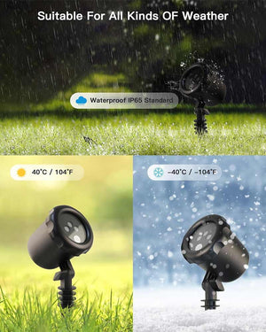 Red Green and Blue Dots Motion Christmas Laser Light with Remote Control