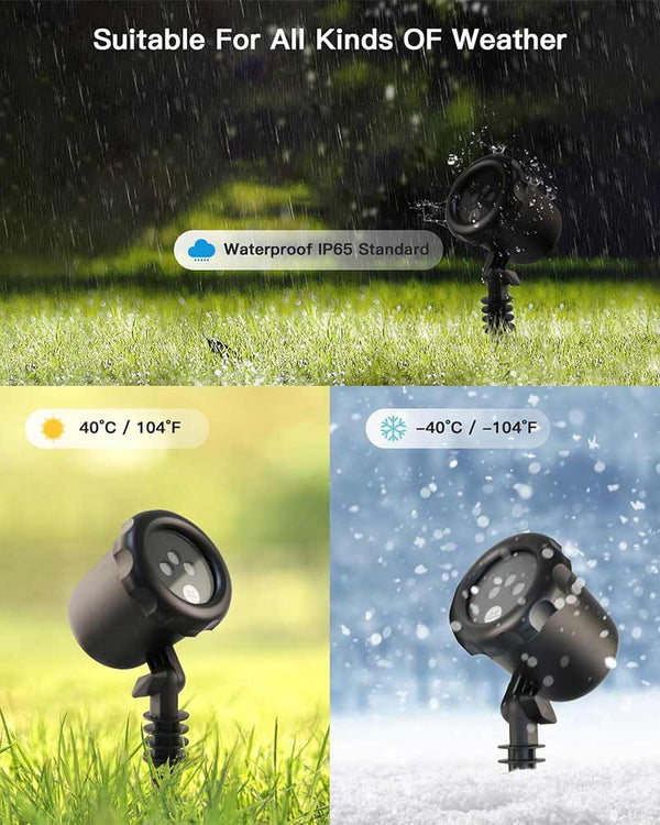 Red Green and Blue Dots Motion Christmas Laser Light with Remote Control