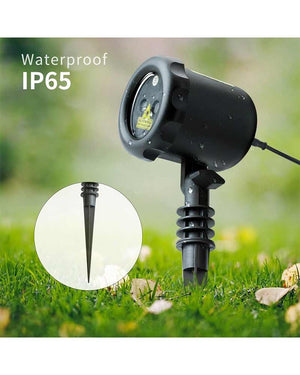 Red Green and Blue Dots Motion Christmas Laser Light with Remote Control