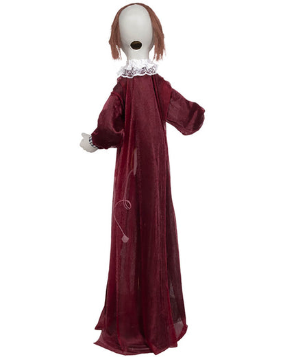 Laughing Dolly Standing Animated Decoration 90cm