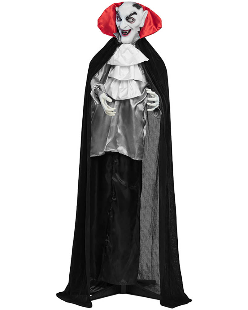 Laughing Vampire Standing Animated Halloween Decoration 1.65m