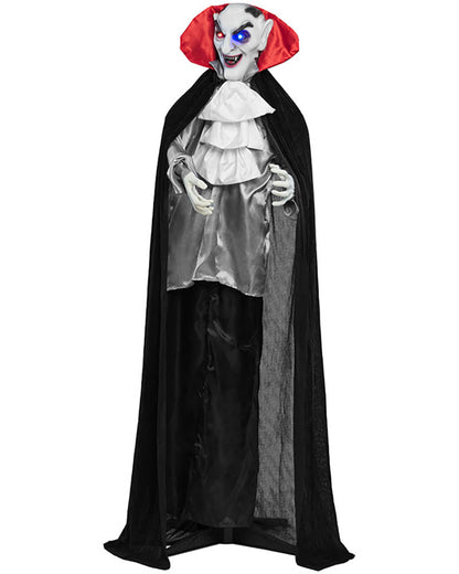 Laughing Vampire Standing Animated Halloween Decoration 1.65m