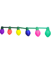LED Bulb String Lights Christmas Lawn Inflatable 4.6m