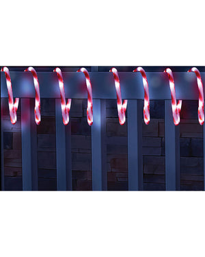 Flashing Candy Cane LED Christmas Ropelight 20m