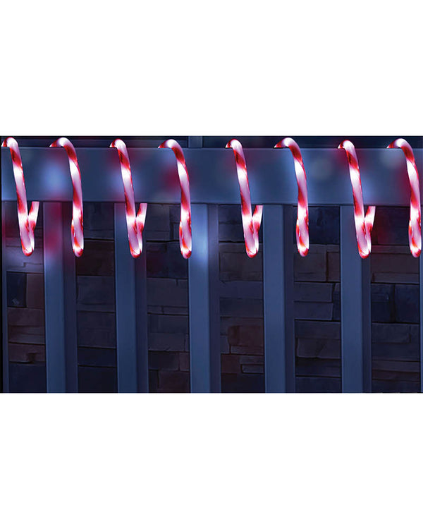 Flashing Candy Cane LED Christmas Ropelight 20m