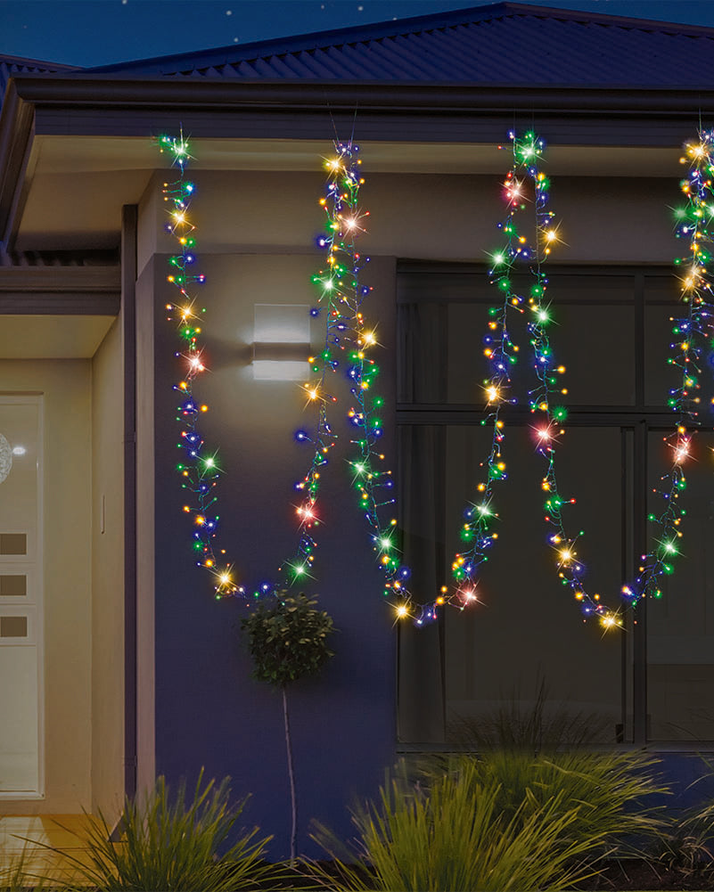 Multicolour Cluster Lights 2000 Piece LED Lights
