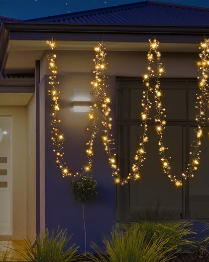 Warm White Cluster Lights 2000 Piece LED Lights