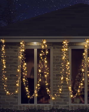 Warm White Cluster Lights 2000 Piece LED Christmas Lights