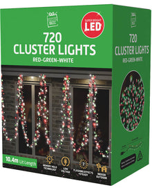 Christmas Cluster Lights 720 Piece LED Lights