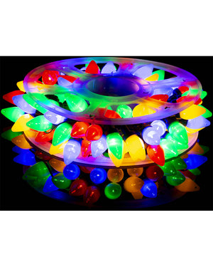 Gloss Classic Christmas Bulbs 100 Piece LED Lights on Reel