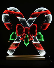 Infinity Candy Cane Light With Base LED Christmas Light 60cm