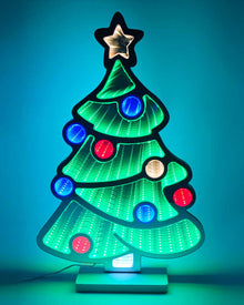 Infinity Christmas Tree With Base LED Christmas Light 40cm