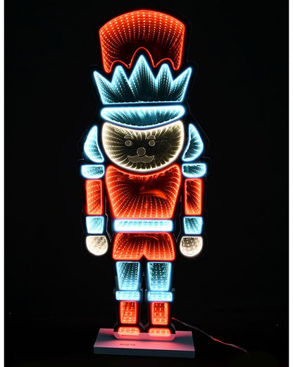 Infinity Nutcracker Soldier Light With Base LED Christmas Light 60cm