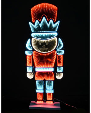 Infinity Nutcracker Soldier Light With Base LED Christmas Light 60cm