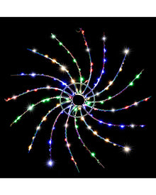 Multi-Coloured Starry Spinner LED Christmas Light 50cm