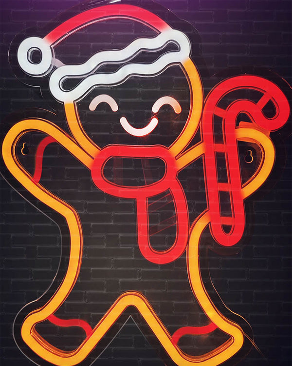 Gingerbread Neonflex LED Christmas Light USB Powered