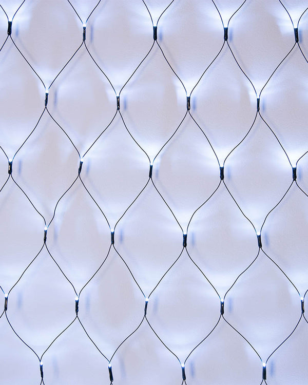 Cool White Net Light Connectable LED Christmas Light