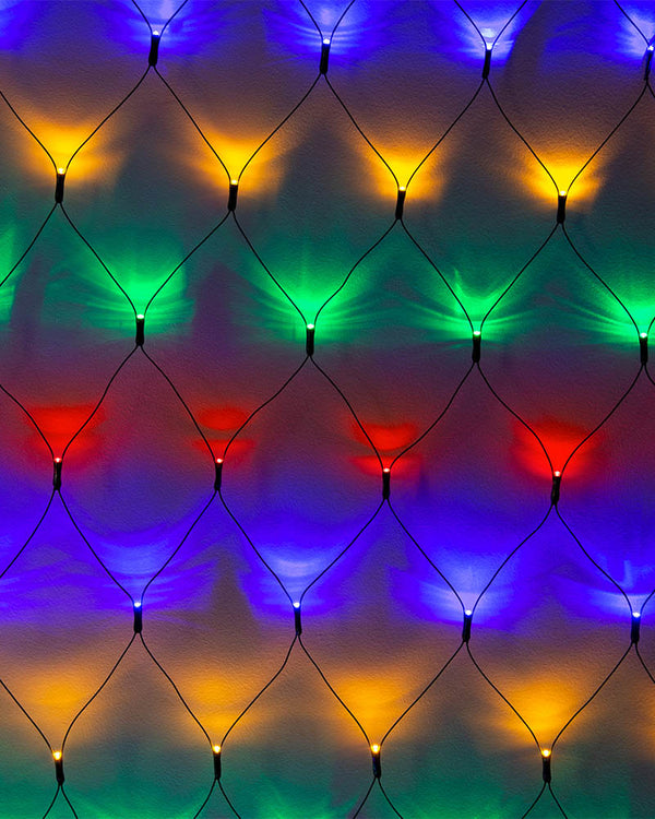 Multicolour Net Light Connectable LED Christmas Light