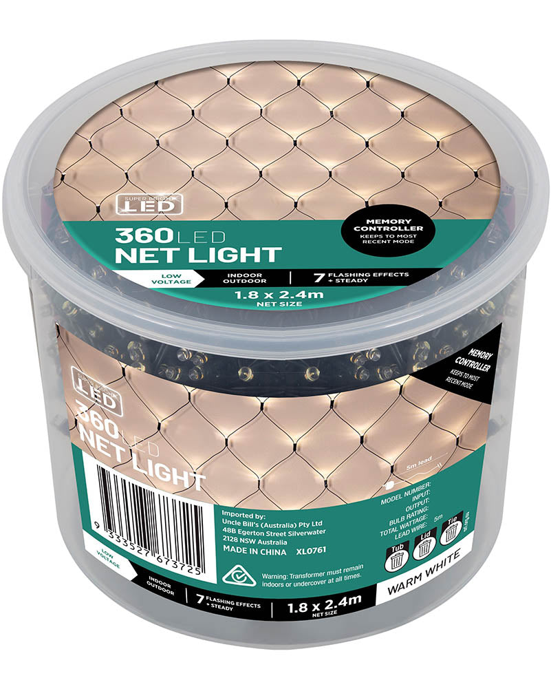 Warm White Net Light Connectable LED Light