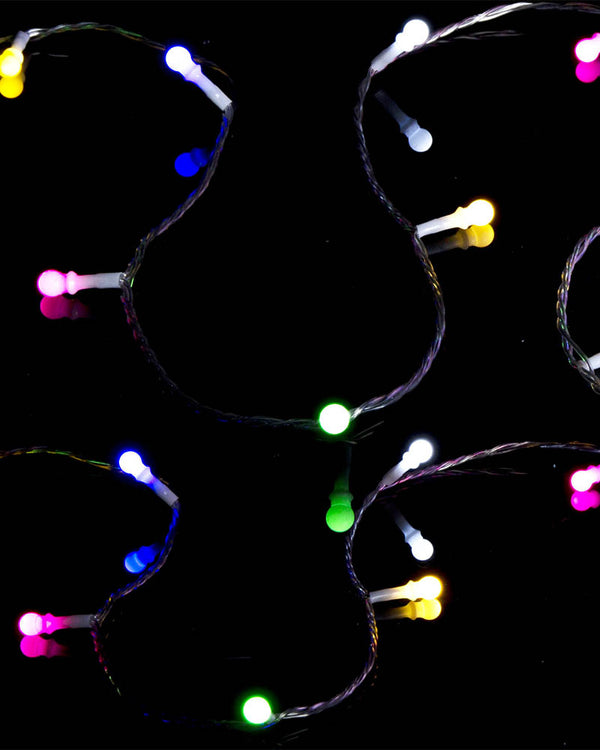 Rainbow Berry Lights 400 Piece LED Christmas Lights on Reel